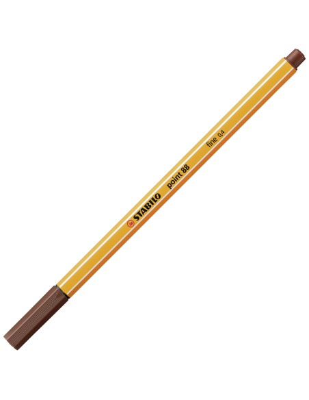  C/10 STABILO POINT 88 MARRON Nº45 PUNTA DE FIBRA 0,4MM. 